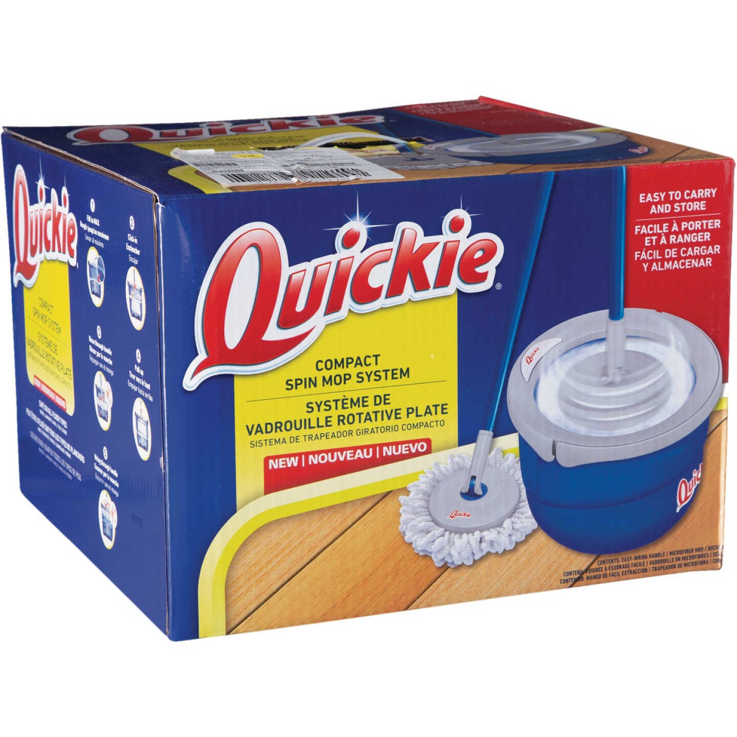 Quickie Compact Spin Mop & Bucket System - Duncan Lumber Inc
